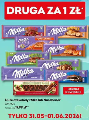 Czekolada Nussbeisser Gold mleczna z całymi orzechami laskowymi promocja w Żabka
