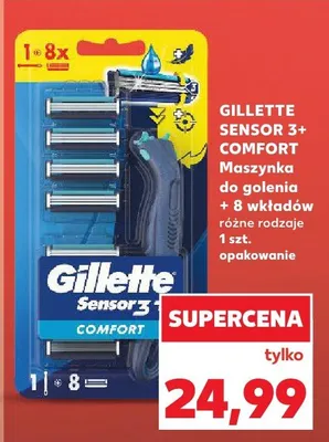Maszynka do golenia + 8 wkładów różne rodzaje promocja w Kaufland
