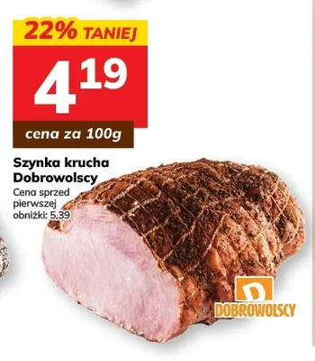 Szynka krucha Dobrowolscy promocja w Hitpol