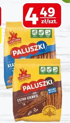 Paluszki lajkonik wybrane rodzaje promocja w Top Market