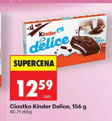Ciastko Kinder Delice promocja w Biedronka