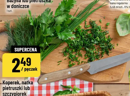 Koperek, natka pietruszki lub szczypiorek promocja w POLOmarket