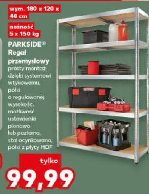 Regał przemysłowy promocja w Kaufland