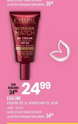 Krem BB Eveline Wonder Match promocja w Drogerie Natura