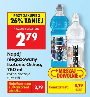 Napój niegazowany isotonic promocja w Biedronka