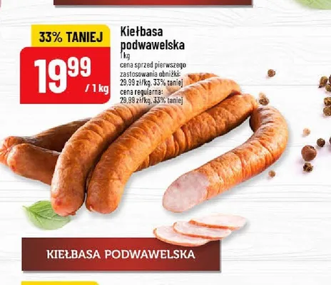Kiełbasa podwawelska Pekpol promocja w POLOmarket