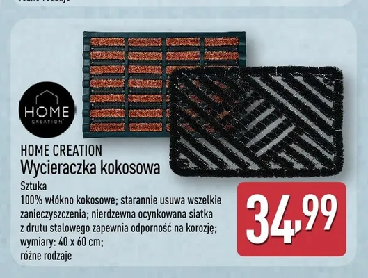 Wycieraczka kokosowa 40x60 cm Home Creation promocja w Aldi