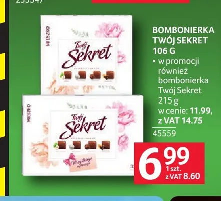 Bombonierka Twój Sekret Mieszko promocja w Selgros