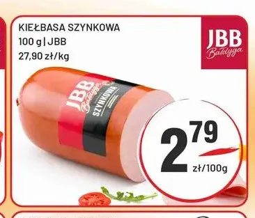 Kiełbasa szynkowa JBB promocja w Sedal