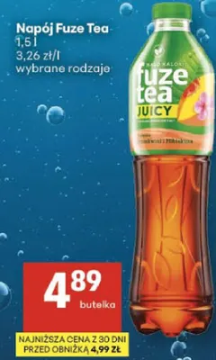 Napój Fuze Tea promocja w Delikatesy Centrum