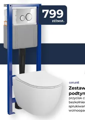 Zestaw podtynkowy Cersanit promocja w PSB Mrówka