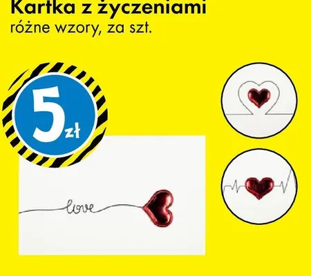 Kartka z życzeniami promocja w Tedi