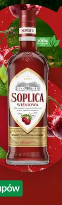 Likier Soplica Wiśniowa 26% promocja w Biedronka