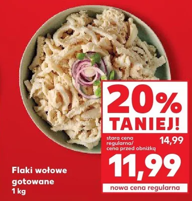 Flaki wołowe gotowane promocja w Kaufland