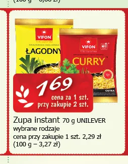 Zupa instant Vifon promocja w CEZAR Delikatesy