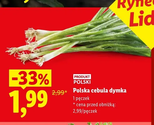 Polska cebula dymka Ryneczek Lidla promocja w Lidl