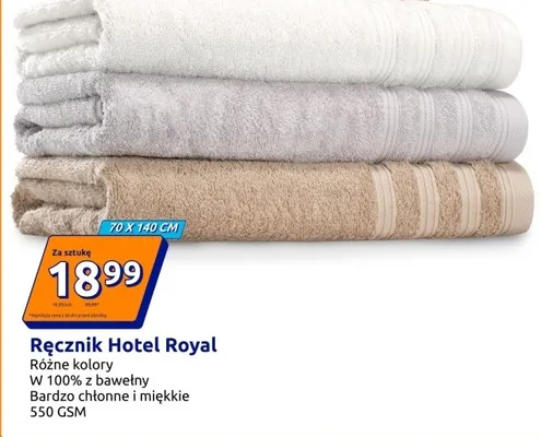 Ręcznik 70x140 cm promocja w Action