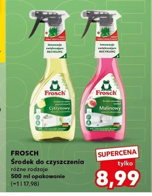 Środek do czyszczenia kabin prysznicowych Frosch Cytrynowy promocja w Kaufland