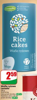 Wafle ryżowe Lestello promocja w Dino
