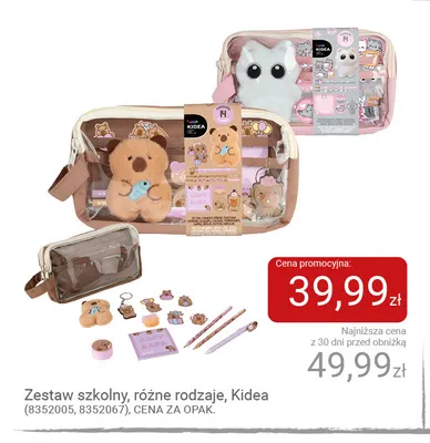 Zestaw szkolny Kidea promocja w Smyk