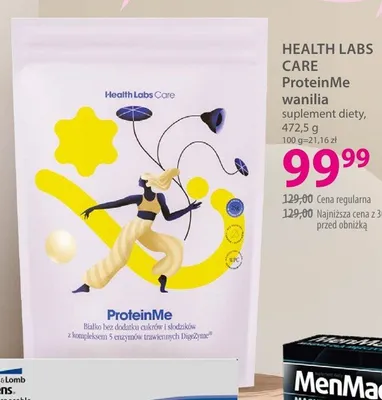 Suplement diety Health Labs Care ProteinMe wanilia promocja w Hebe