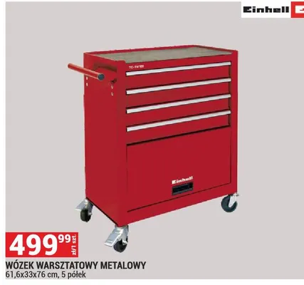 Wózek warsztatowy metalowy promocja w Merkury Market