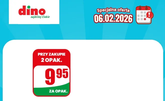 Specjalna oferta na 06.02.2026 - promocje spoza gazetki, strona 10 promocja w Dino