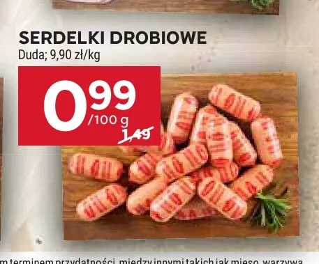 Serdelki drobiowe Duda promocja w Stokrotka