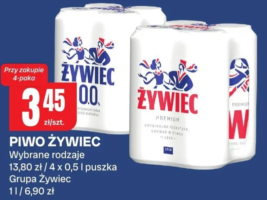 Piwo Żywiec promocja w Chorten