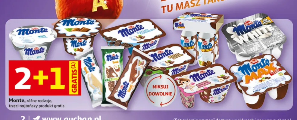 Deser Zott Monte promocja w Auchan