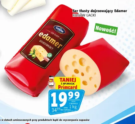 Ser Edamer Kosów Lacki promocja w Prim Market