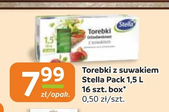 Torebki z suwakiem Stella Pack 1,5 l promocja w Gama
