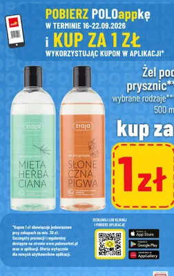 Żel pod prysznic Słoneczna Pigwa Ziaja promocja w POLOmarket
