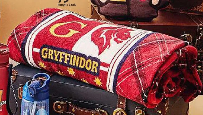 Kocyk Harry Potter Gryffindor promocja w Empik