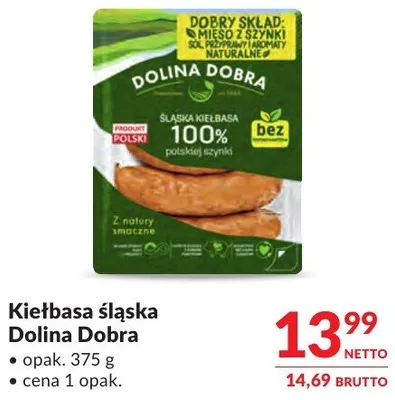 Kiełbasa śląska Dolina Dobra promocja w Makro