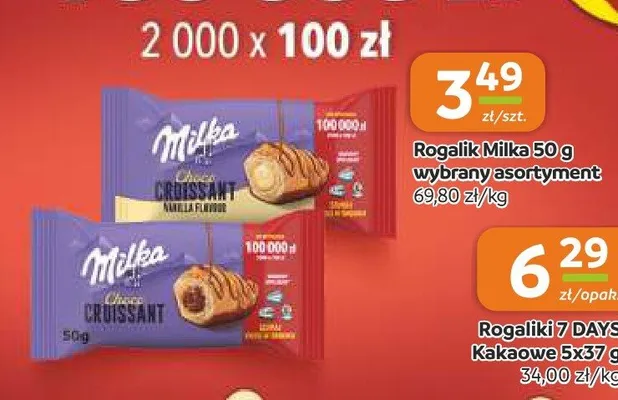 Rogalik Milka promocja w Społem Częstochowa