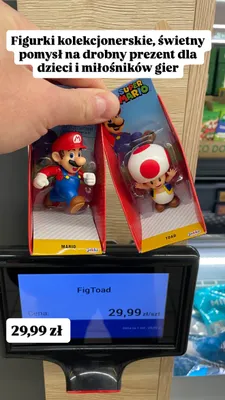 Figurka kolekcjonerska Super Mario promocja w Biedronka