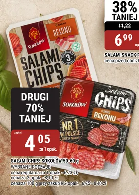 Salami chips Sokołów promocja w bi1