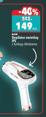 Depilator świetlny Ipl z funkcją chłodzenia Blow promocja w Biedronka Home