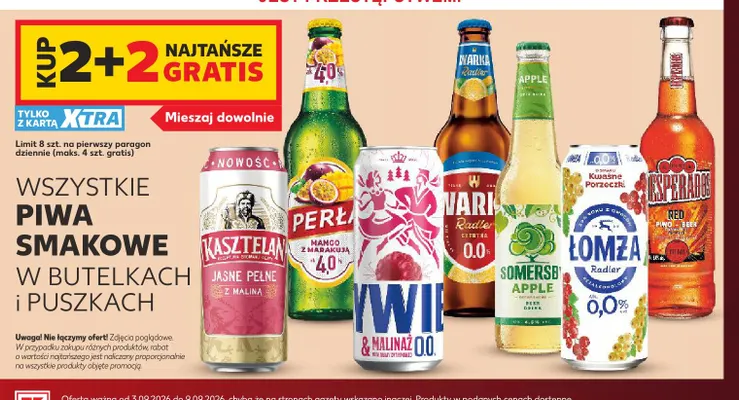 Piwo bezalkoholowe Warka Radler Cytryna promocja w Kaufland