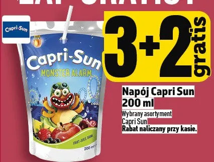 Napój Capri Sun promocja w TOPAZ