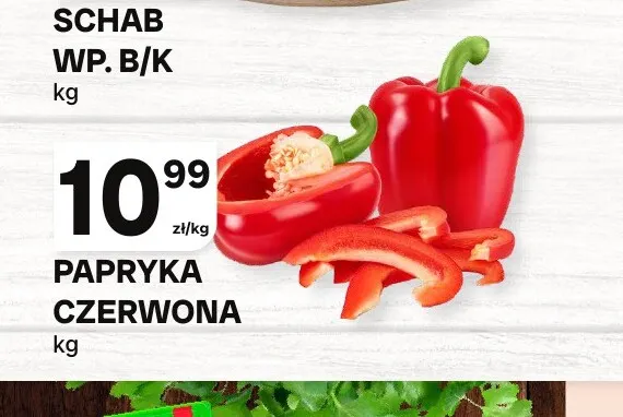 Papryka czerwona promocja w Chorten