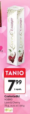 Czekoladki Vobro Love & Cherry promocja w Intermarche