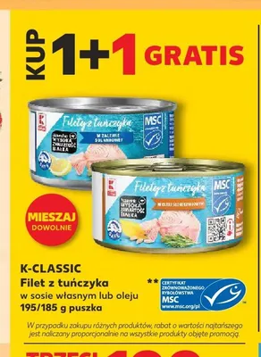 Tuńczyk w sosie własnym Nixe promocja w Kaufland