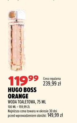 Woda toaletowa Hugo Boss Orange promocja w Drogerie Natura