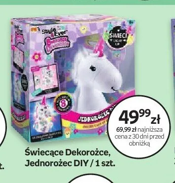 Świecące Dekorożce Jednorożec DIY promocja w Empik