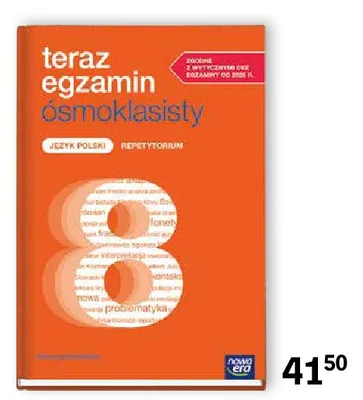 Książka Teraz egzamin ósmoklasisty Język Polski Repetytorium Nowa Era promocja w Empik