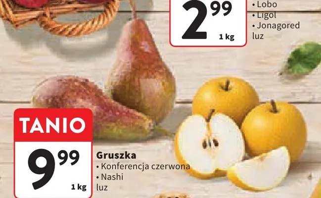 Gruszki Nashi promocja w Intermarche