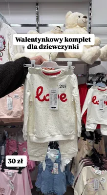 Walentynkowy komplet dla dziewczynki promocja w Pepco