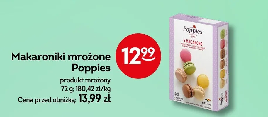 Makaroniki mrożone promocja w Żabka
